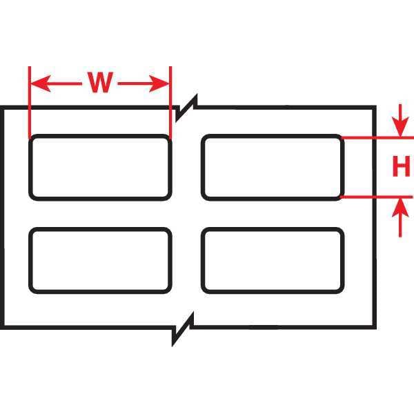 Brady White Polypropylene Wire Marker, THT-6-449-3 - THT-6-449-3