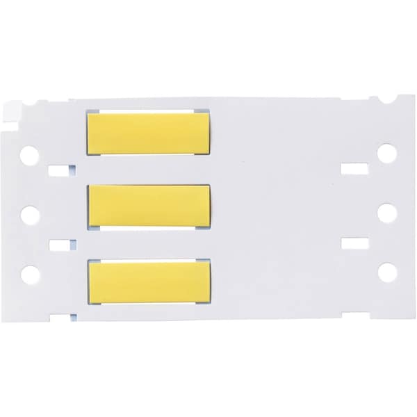 Brady BSP45 Series PermaSleeve Heat Shrink Polyolefin Wire Marking Sleeves, 0.187 in. Dia x 1 in. W, Yellow - SA-3PS-187-1-YL