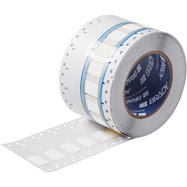 Brady BSP45 Series PermaSleeve Heat Shrink Polyolefin Wire Marking Sleeves, 0.375 in. Dia x 1 in. W, White - SA-3PS-375-1-WT