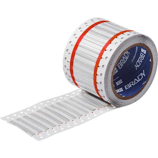 Brady PermaSleeve HX Heat Shrink Double Sided Wire Marking Sleeves, 0.125 in. Dia x 2.3 in. W, White - 2HX-125-2.3-WT