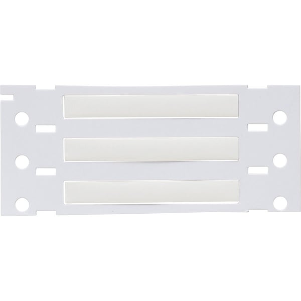 Brady PermaSleeve HX Heat Shrink Double Sided Wire Marking Sleeves, 0.125 in. Dia x 2.3 in. W, White - 2HX-125-2.3-WT
