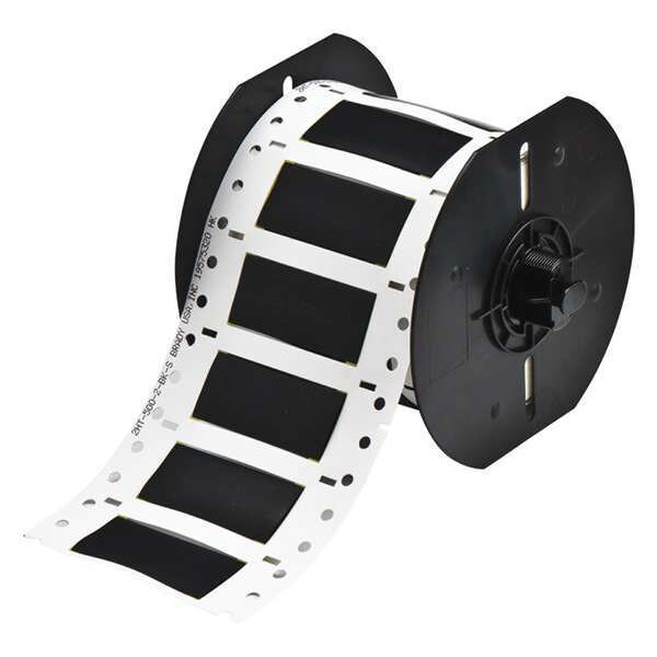 Brady 2" x 27/32" Black Wire Marking Sleeves, B33D-500-2-345BK - B33D-500-2-345BK