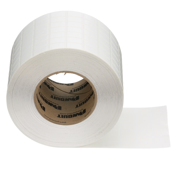 Panduit ThermTrans, Non-laminated Label, Vinyl Cloth, N050X075CBT, PK 10000 - N050X075CBT