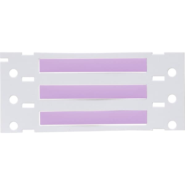 Brady PermaSleeve HX Heat Shrink Double Sided Wire Marking Sleeves, 0.125 in. x 2 in. W, Violet, Roll of 500 - 2HX-125-2-VT-S