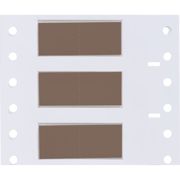Brady 3/4" x 27/32" Brown Wire Marking Sleeves - PS-500-150-BR-2