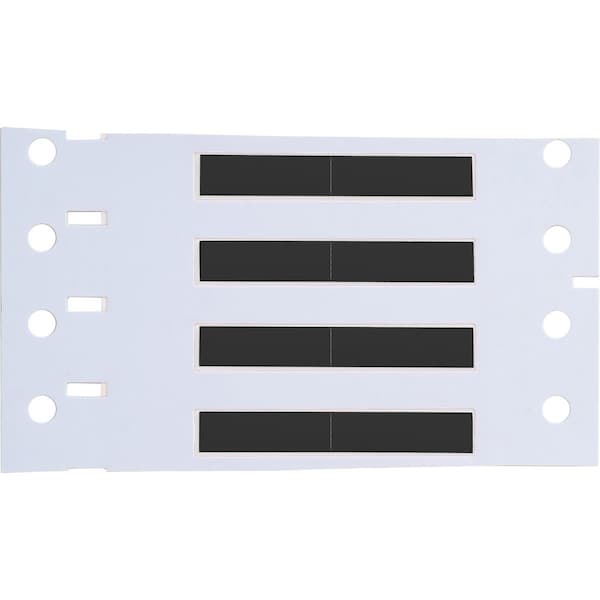 Brady Write On Black Wire Marker Sleeves, PermaSleeve(R) Polyolefin, PS-125-150-BK-S-2 - PS-125-150-BK-S-2