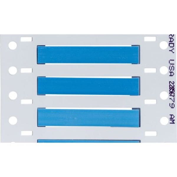 Brady Write On Blue Wire Marker Sleeves, PermaSleeve(R) Polyolefin, 3PS-187-2-BL-S - 3PS-187-2-BL-S