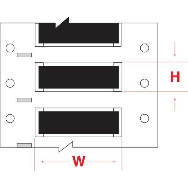 Brady Write On Black Wire Marker Sleeves, PermaSleeve(R) Polyolefin, PS-094-2-BK - PS-094-2-BK