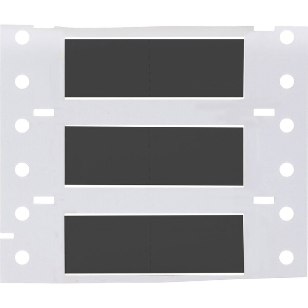 Brady Write On Black Wire Marker Sleeves, PermaSleeve(R) Polyolefin, 2HX-500-2-BK-2 - 2HX-500-2-BK-2