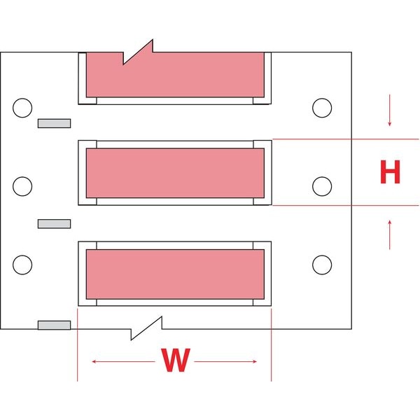 Brady Write On Pink Wire Marker Sleeves, PermaSleeve(R) Polyolefin, PS-750-2-PK - PS-750-2-PK