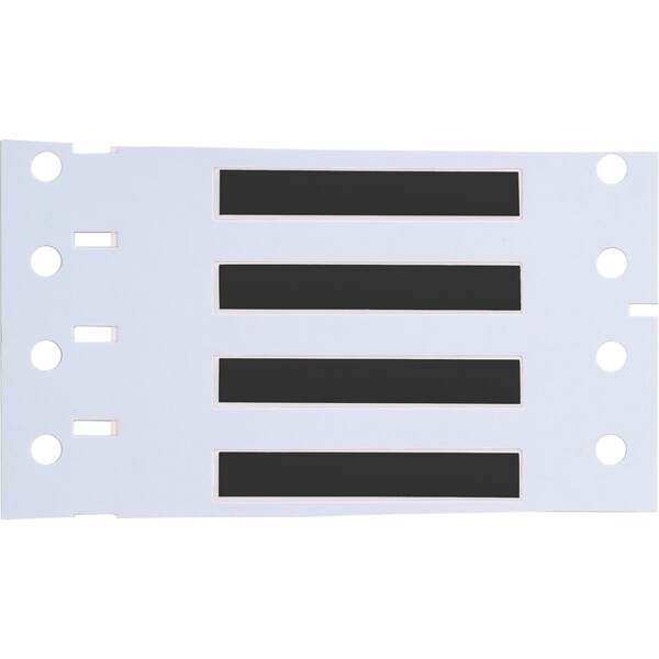 Brady Write On Black Wire Marker Sleeves, PermaSleeve(R) Polyolefin, HX-187-150-BK - HX-187-150-BK