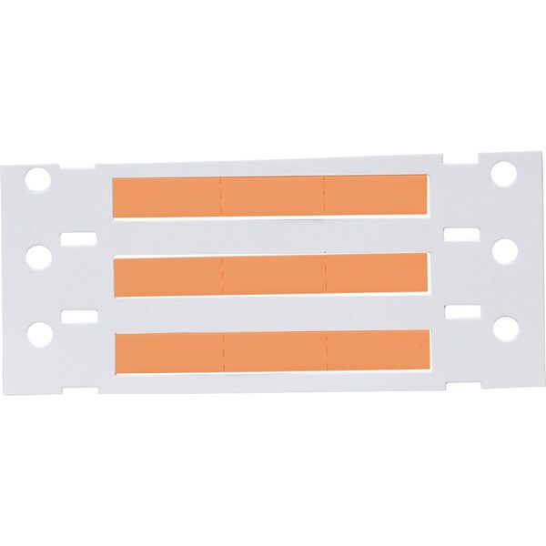 Brady PermaSleeve HX Heat Shrink Double Sided Wire Marking Sleeves, Orange, 0.094 in. Dia x 0.67 in. W - 2HX-094-2-OR-3