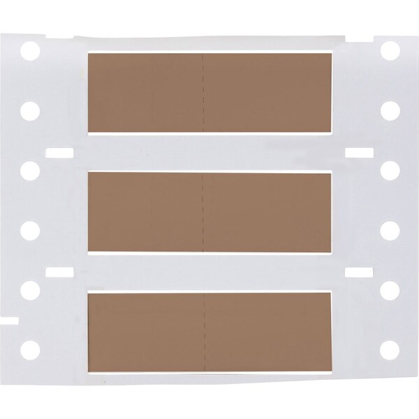 Brady 1" x 41/64" Brown Wire Marking Sleeves, PS-375-2-BR-2 - PS-375-2-BR-2