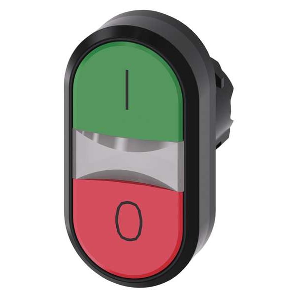 Operador Multi-Cabezal Iluminado Siemens, 22 mm, Redondo - 3SU1001-3AB42-0AK0