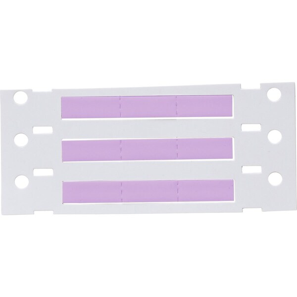 Brady PermaSleeve HX Heat Shrink Double Sided Wire Marking Sleeves, Violet, 0.125 in. Dia x 0.67 in. W - 2HX-125-2-VT-3