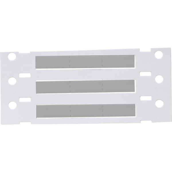 Brady PermaSleeve HX Heat Shrink Double Sided Wire Marking Sleeves, Gray, 0.125 in. Dia x 0.67 in. W - 2HX-125-2-GY-3