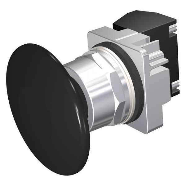 Botón pulsador no iluminado Siemens, 30 mm, 1NC, Negro - 52PM9V1K