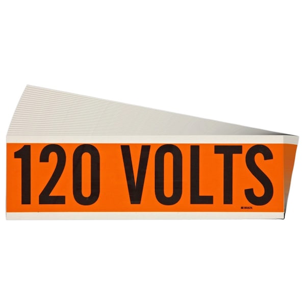 Brady Conduit and Voltage Sign and Labels, PK25 - 152314