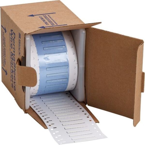 Brady Write On White Wire Marker Sleeves, PermaSleeve(R) Polyolefin, PS-094-150-WT-S - PS-094-150-WT-S