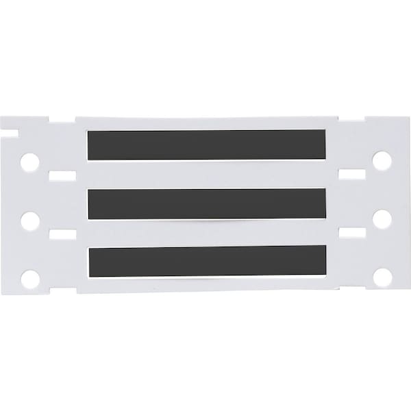 Brady Write On Black Wire Marker Sleeves, PermaSleeve(R) Polyolefin, 3PS-187-2-BK - 3PS-187-2-BK