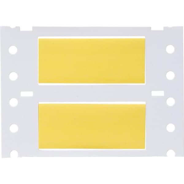 Brady 2" x 27/32" Yellow Wire Marking Sleeves, 3FR-500-2-YL-S - 3FR-500-2-YL-S