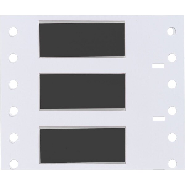 Brady Write On Black Wire Marker Sleeves, PermaSleeve(R) Polyolefin, HX-500-150-BK - HX-500-150-BK