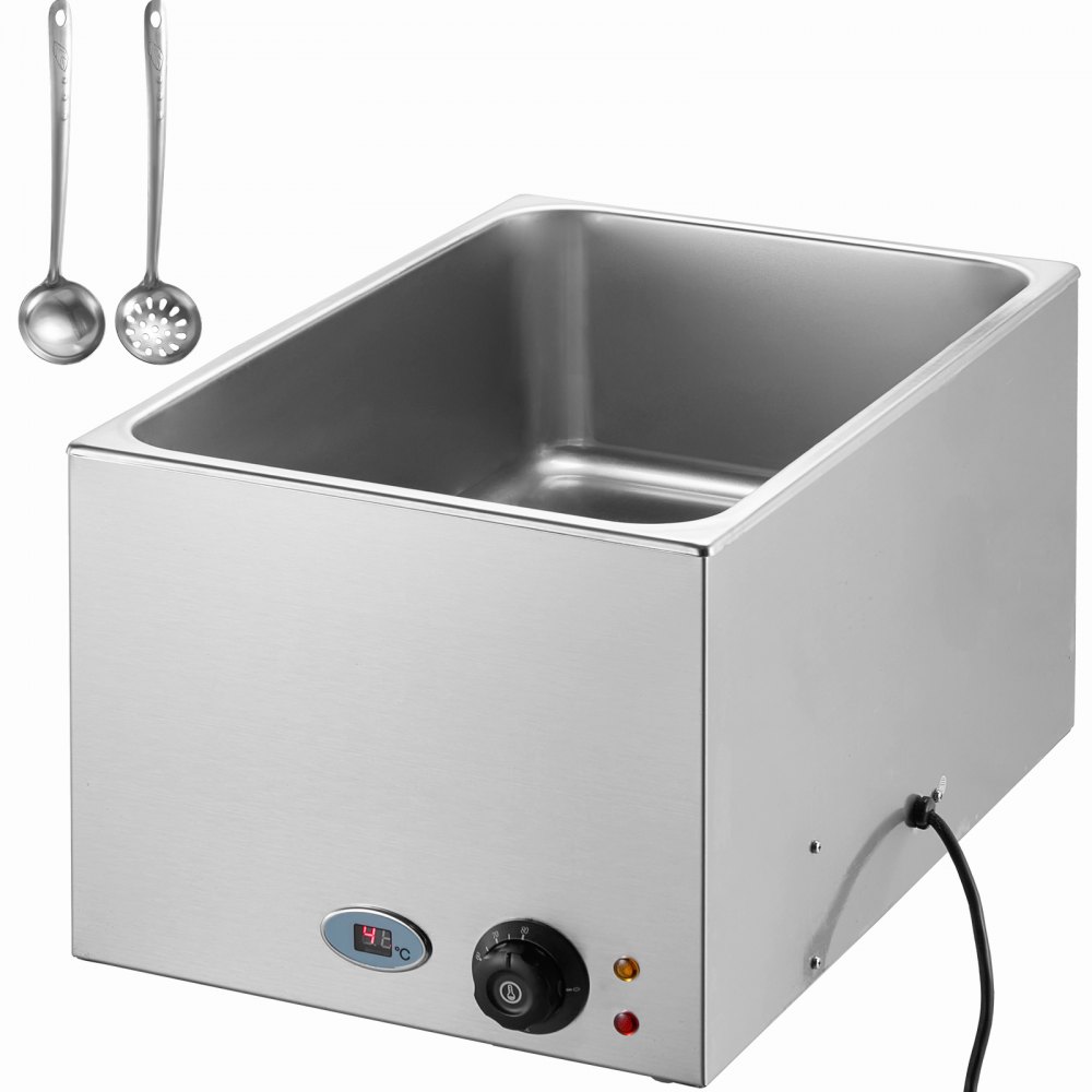 VEVOR Commercial Electric Food Warmer Countertop Buffet 19Qt 1200W Bain Marie - SYSPBWQWPYXS2CDN4V1