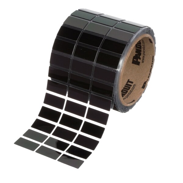 Panduit Raised Panel Label, Component, 1.0"W x 0.5"H, C100X050A0T, PK 500 - C100X050A0T