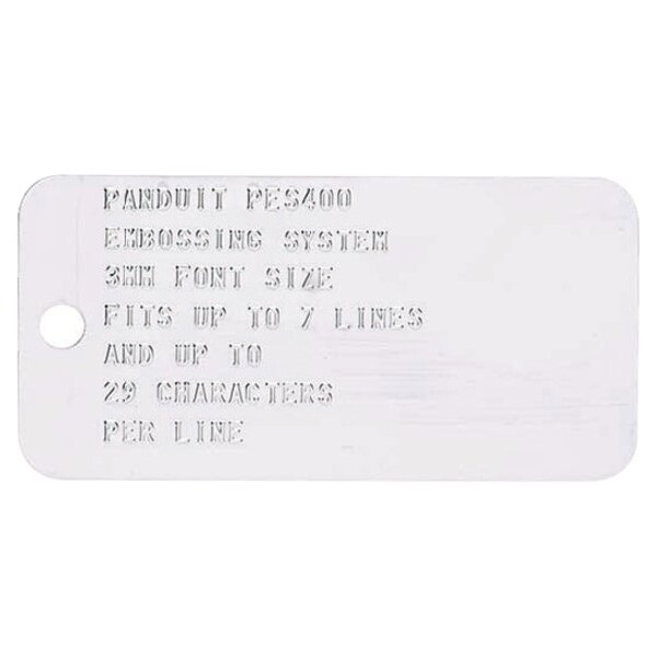 Panduit Marker tag, one hole, 304 Stainless Stee - MT350W17-Q-M
