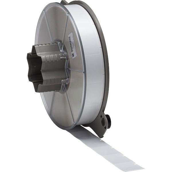 Brady A5500 PVC Tedlar Wire and Cable Flag Labels 1.5 in H x 1 in W White 3800/RL - A55-1-437