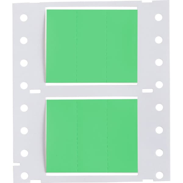 Brady PermaSleeve HX Heat Shrink Double Sided Wire Marking Sleeves, Green, 1 in. Dia x 0.67 in. W - 2HX-1000-2-GR-3