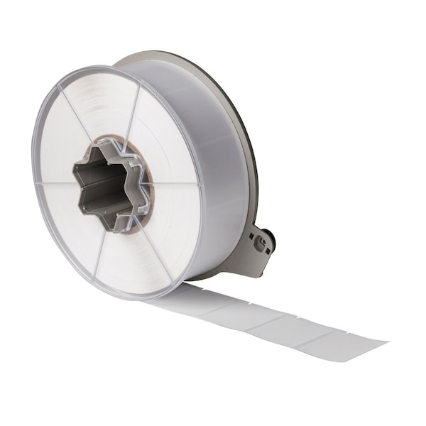 Brady A5500 Paper Wire and Cable Flag Labels 2 in H x 2 in W White 3000/RL - A55-13-424