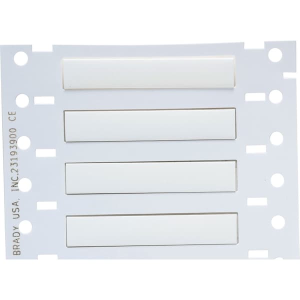 Brady BSP45 Series PermaSleeve Low Smoke Zero Halogen Wire Marking Sleeves, 0.187 in. Dia x 2 in. W, White - SA-2LSZH-187-2-WT