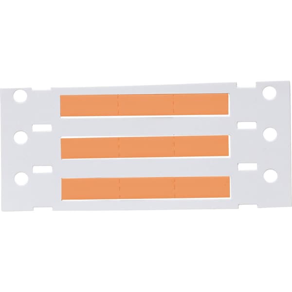 Brady PermaSleeve HX Heat Shrink Double Sided Wire Marking Sleeves, Orange, 0.125 in. Dia x 0.67 in. W - 2HX-125-2-OR-3