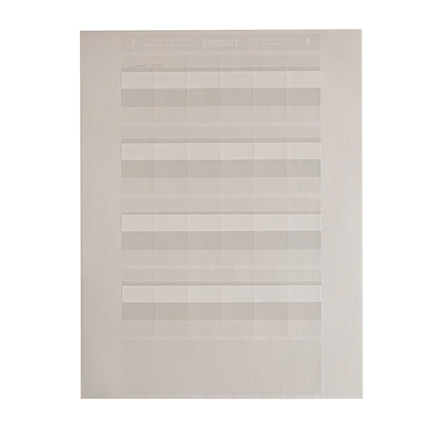 Panduit Laser Printable, Turn-Tell, Polymer, 1.00" W, R100X075X1J, PK 2500 - R100X075X1J