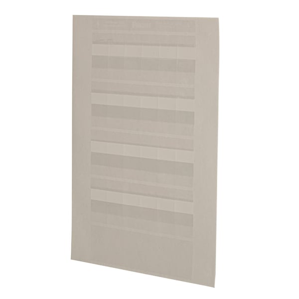 Panduit Laser Printable, Turn-Tell, Polymer, 1.00" W, R100X075X1J, PK 2500 - R100X075X1J