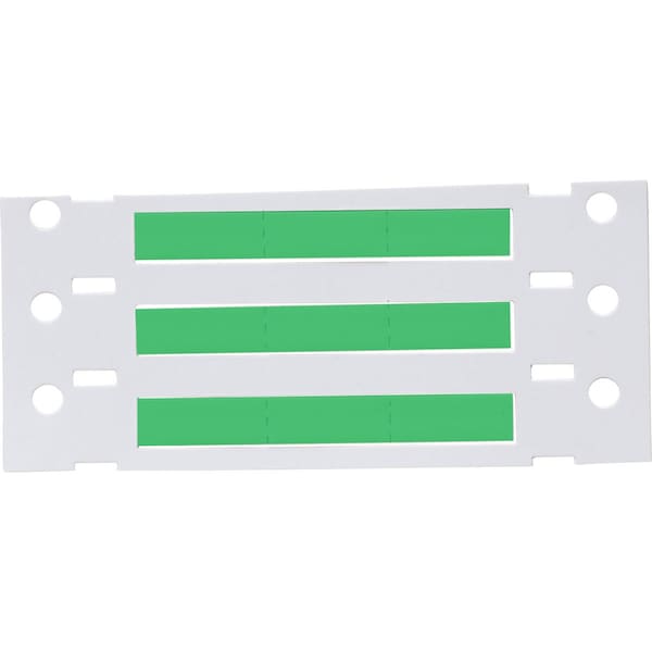 Brady PermaSleeve HX Heat Shrink Double Sided Wire Marking Sleeves, Green, 0.125 in. Dia x 0.67 in. W - 2HX-125-2-GR-3
