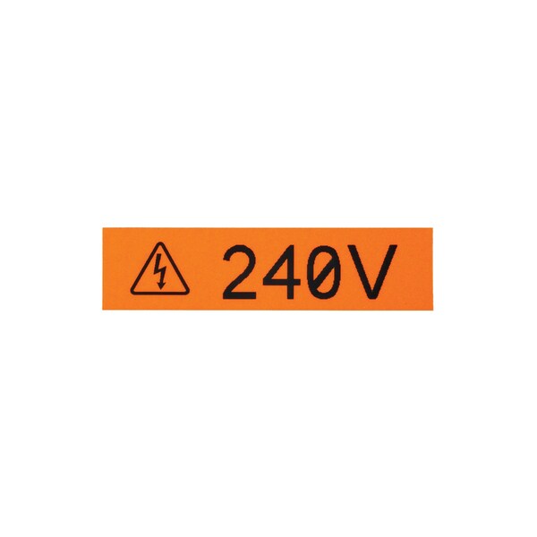 Panduit P1cass, Vyl, .50" x 25ft, Yello, Black - T050X000VXC-BK