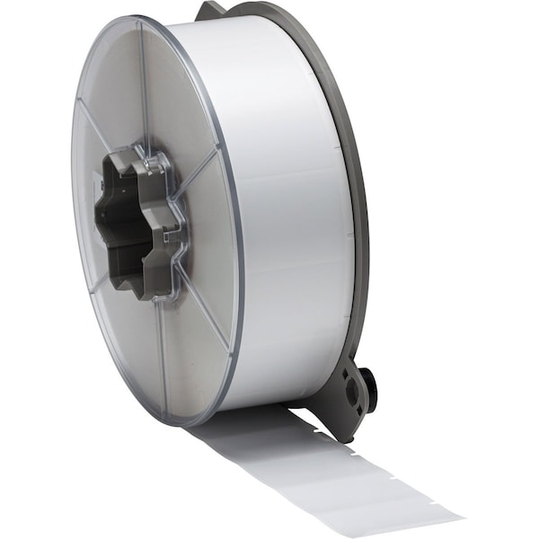 Brady A5500 Polypropylene Wire and Cable Flag Labels 1.5 in H x 2 in W White 3300/RL - A55-3-425