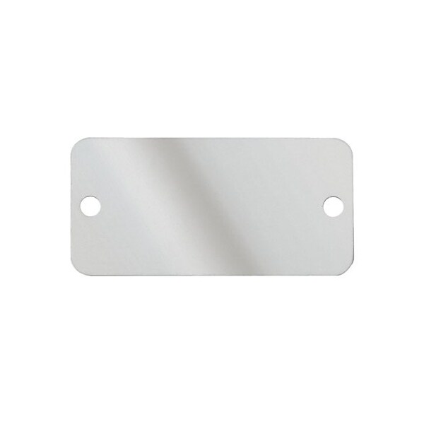 Panduit Mrkr Plt, 304 Stainless Steel, 3.50" x, MMP350W17-Q-M, PK 1000 - MMP350W17-Q-M