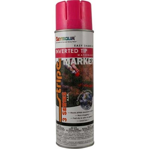 Seymour Midwest Seymour 20-379 20 oz. Fluorescent Pink 3 Series Inverted Wb Marker - 43281008402
