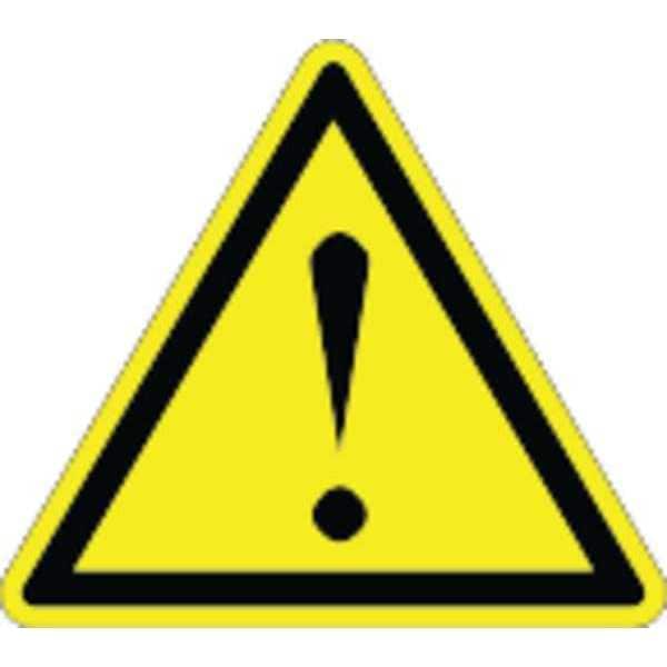 Panduit Iso Lbl, Risk Of Dngr Sym, .5, Bl/yl, PK10 - PESW-A-9Y