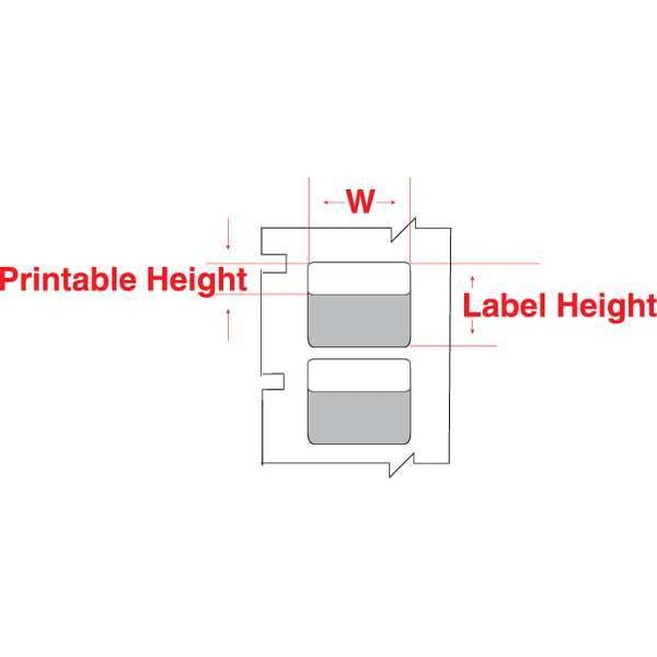 Brady White Vinyl Wire Marker Tape, WRAP-5-427 - WRAP-5-427