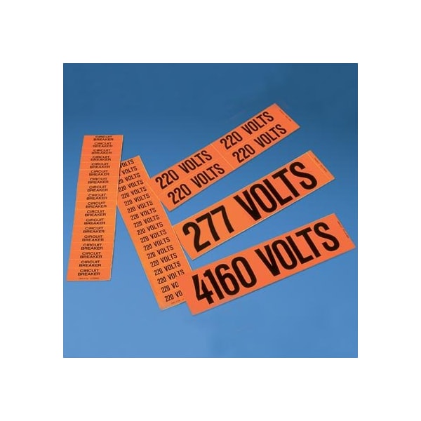 Panduit Voltage Marker, Vinyl, '115 VOLTS, 2.25" - PCV-115CY