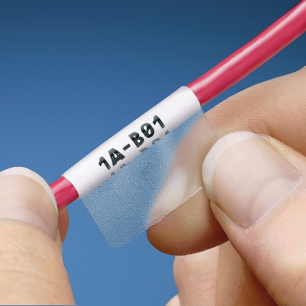 Panduit Dot Matrix, Self-Lam Label, Vinyl, 2.00" W x, S200X650VADY, PK 1000 - S200X650VADY