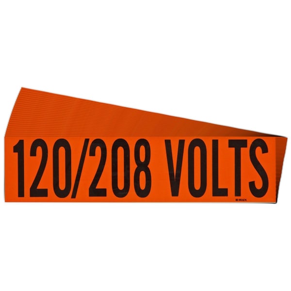 Brady Conduit and Voltage Sign and Labels, PK25 - 152315