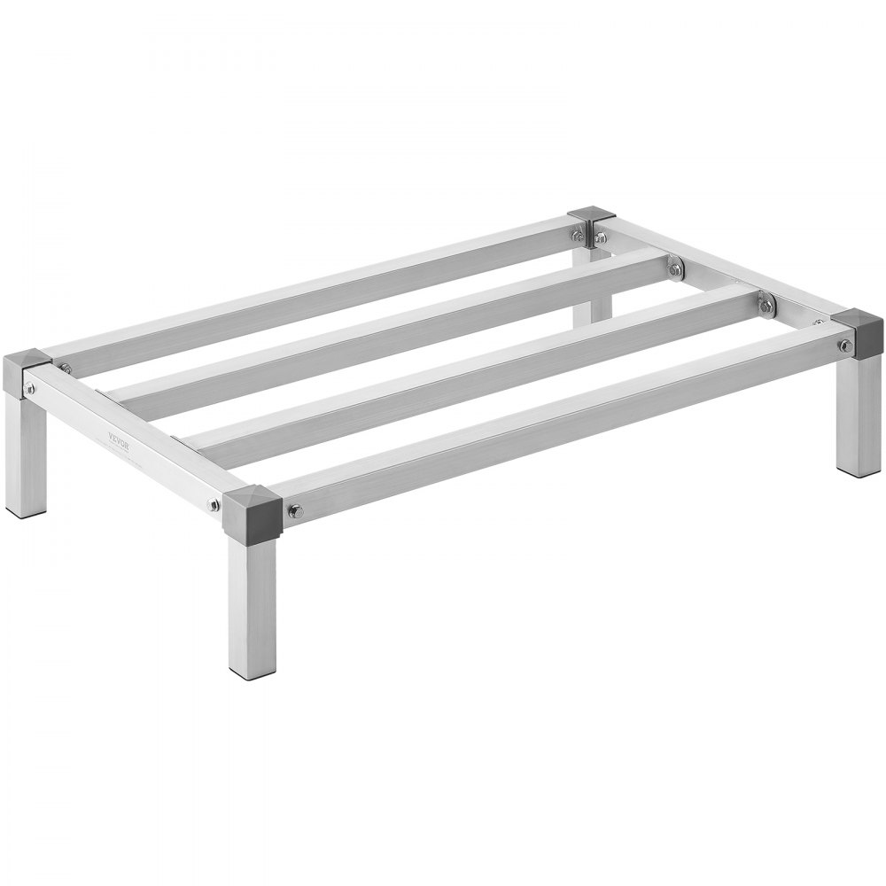 Newly Upgraded！VEVOR Aluminum Dunnage Rack Stationary Dunnage Rack 36” x 20” x 8” Storage Rack - LHJZWJZZK36X4X4WUV0