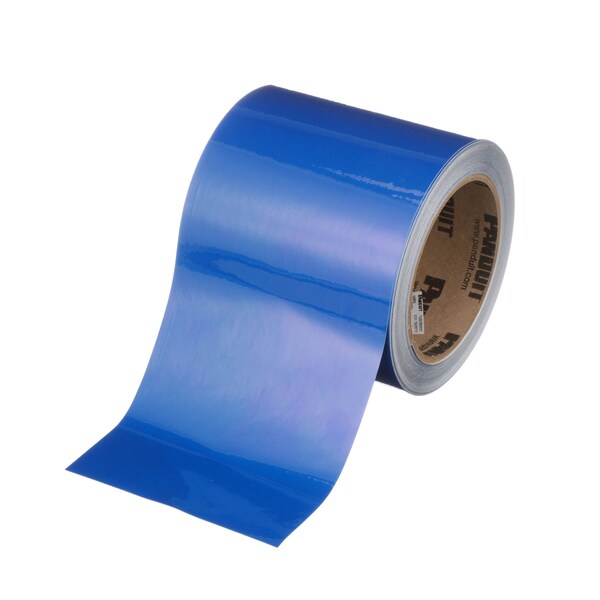Panduit Reflective Continuous Tape, Blue, 4.00" - T400X000RQT