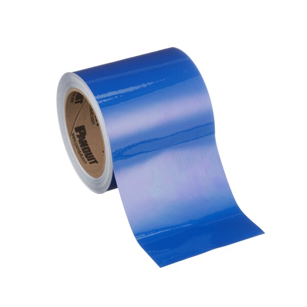 Panduit Reflective Continuous Tape, Blue, 4.00" - T400X000RQT