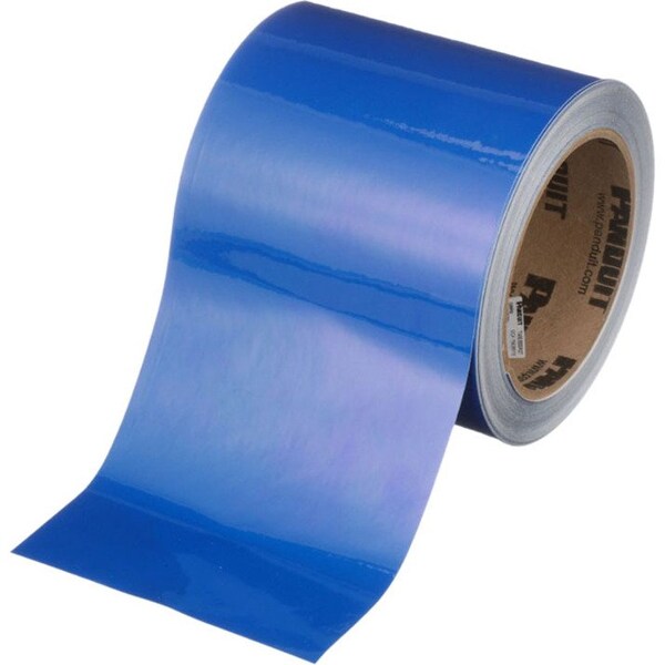 Panduit Reflective Continuous Tape, Blue, 4.00" - T400X000RQT